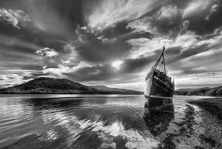 Wrecked at Corpach