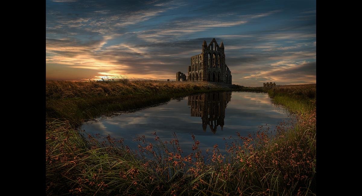 Sunset at Whitby Abbey (Copy)