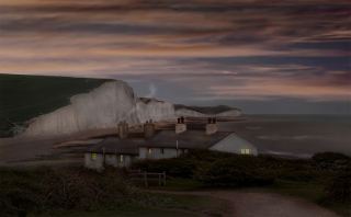 The Coastguards Cottage at Dusk