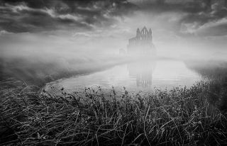 Whitby Abbey in the Mist